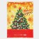 Laminated vertical “gold and snowflakes”, l 28 x 38 x 9 cm, New Year
