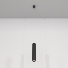 Squirry of suspended Technical P072PL-L12B4K, LED, 12W, 5.2x5.2x30 cm, 1250lm, black color black