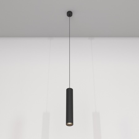 Squirry of suspended Technical P072PL-L12B4K, LED, 12W, 5.2x5.2x30 cm, 1250lm, black color black
