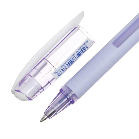 A set of ballpoint pens UNI JetStream SX-101-07FL, 0.7mm, blue rod, lavender case, 3 pieces-4