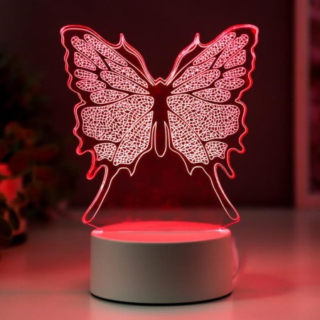 Light "Butterfly" Led RGB from the network 9.5x13x17 cm Risalux-2