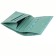 P914 Wallet on the button, the map for maps (6)/coins/bill, turquoise color 10.5x12.5x1.5cm