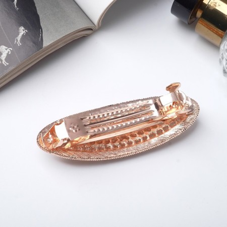 Hair hair clip "Chloe" oval, 9 cm-1