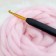 Aluminum hook for knitting KNITPRO with an ergonomic handle, 2.50 mm, 30802