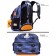 School backpack Skyname + keychain Mishka, 37 x 30 x 16 cm, ergonomic back