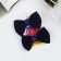 Hair clip "Schoolgirl" (set 2 pcs) stripes, 6 cm, blue