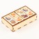 Domino wooden "Animals" 28 chips 60x27 mm