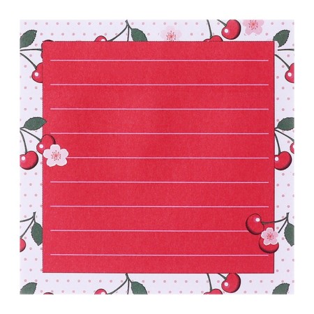 Block with a sticky edge 74*74mm 80l with a pattern fruit mix-3