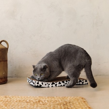 Cardboard clawed with mint mumps Moo-meow, wave, 22 x 45 cm-6
