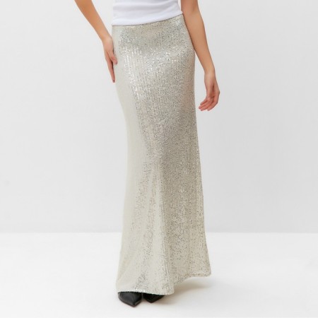 Women's skirt from sequet Mist, p. 46, silver