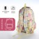 School backpack from textile 2 department on lightning, 4 pockets, yellow color