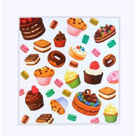 Scrapbooking paper "Sweets", 30.5 x 32 cm, 180 g/m²-3