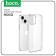 Hoco Case for iPhone 15 Plus, silicone, thickness 1.1 mm, transparent