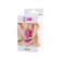 Anal plug Brilliant, silicone, pink color, 7 cm, d = 2 cm