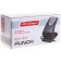 Metallic hole punch 65 sheets, Office Soft, with a ruler, black