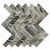 Glass mosaic Bonaparte Hadar Grey, 268x286x4.5 mm
