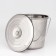 A bucket with a lid, 19 liters, a measured scale, stainless steel