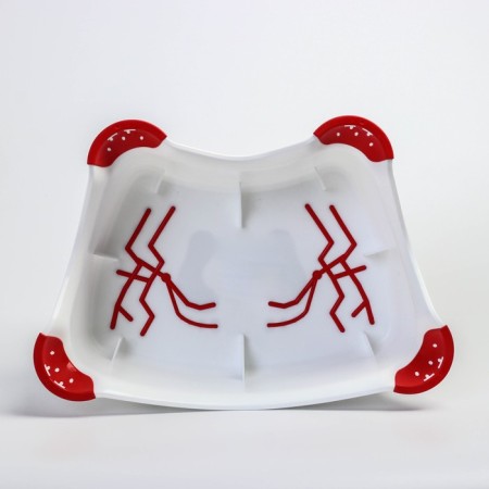 Baby stand with anti -slip legs, white color-5