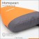Bades for lightning shoes, up to 35 sizes, Textura, Orange color