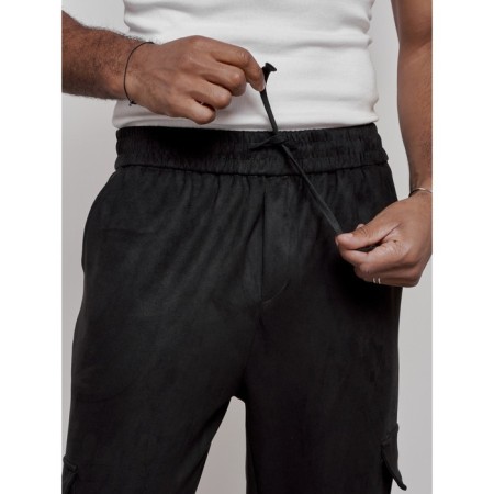 Joggers are sports male, size 56, black color-9