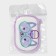 Baby washcloth for swimming up the Kitten, 12 × 8 cm, purple