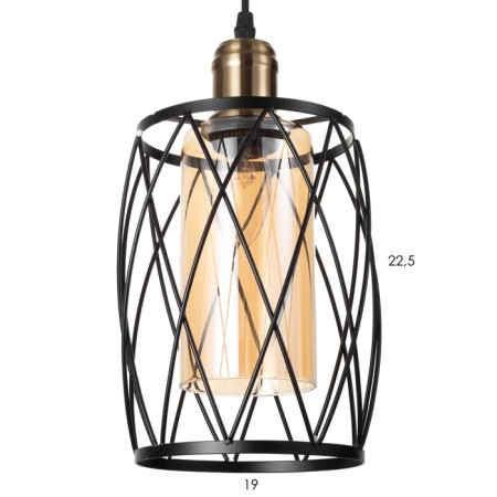 Bayerlux lamp "Esterio" E27 40W Copper 17x17x22 cm-4
