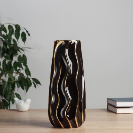 VAZ Coramics Table "Elite Grant" D-7.5 cm, 29x12 cm, black