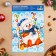 Set of stickers designer "Snowman Snowman" 33.8x24.4cm