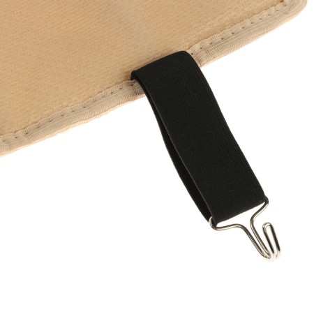 Kittail in the front seat, natural wool, short pile, beige-16