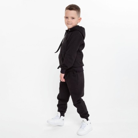 Costume for a boy (sweatshirt/pants), black color, height 146 cm-8