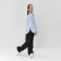 Shirt for girls minku color light blue, height 122 cm