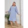 Women's dress, size 60, color light blue