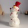 Souvenir Ceramics "Snowman in the burgundy cap" 9x8x18 cm