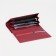 Women's wallet on magnets, burgundy color