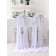 Decor for the chair, central white, 72*300 cm,
