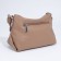 Cross-Bodi Bag on a zipper, beige color