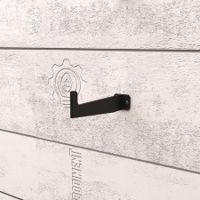 Держатель-крючок для хранения тяжелых предметов, 12 см, настенный, черный