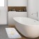Bathroom mat Ethel "Be Happy", 80x50 cm, velor