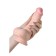 Realistic phallimitator on the suction cup Toyfa Realstick Elite, TPR, Flevoy, 19 cm
