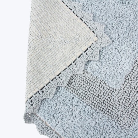 Arya Lupen rug, with guipure, 60x90 cm, light blue color-2