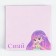 Set in a suitcase: a hairpin and a sheet block "Magic set for girls"