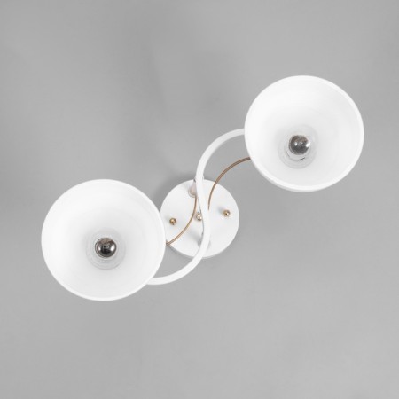 Rina chandelier 2he27 40W white-gold 40x28 cm-3