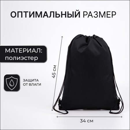 Back for shoes, "ZFTS", external pocket, black color-1