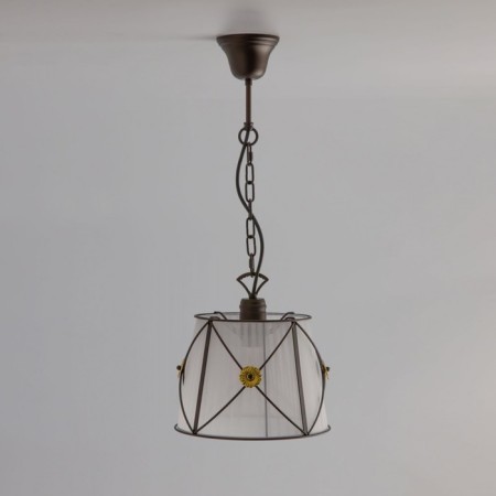 Suspended Citilux “Dresden” CL409212, 28x28x40 cm, 1x100W, e27, brown color-2