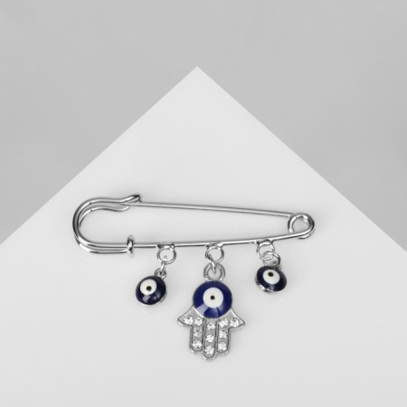 Bulak-cone "from the bad eye", the color is white-blue in silver-1