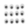 Glue -based eyes, set 334 pcs, size 1 pc: 0.8 × 1 cm