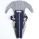 Backpack-Kenguru "Discovery", dark blue color, 5 positions, 2-15 kg