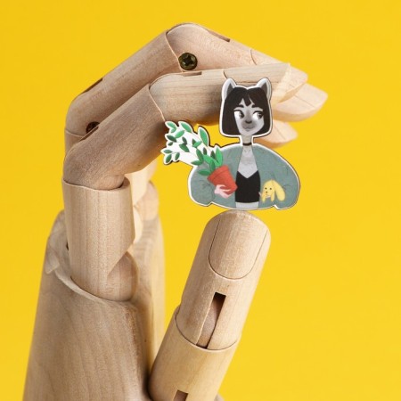Wooden icon “I offer a deal”, 3.6 x 3.4-3