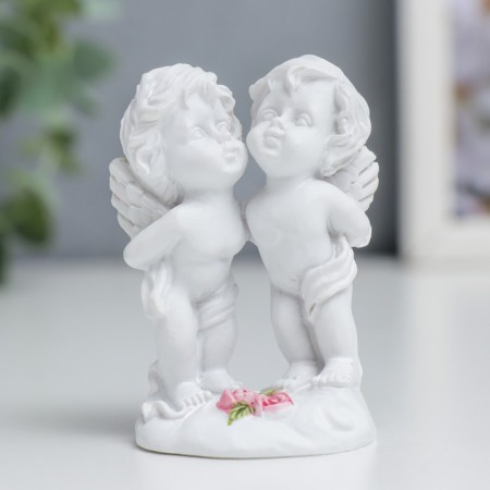Polystone souvenir "Snowty Angels" 7x4.5x4 cm