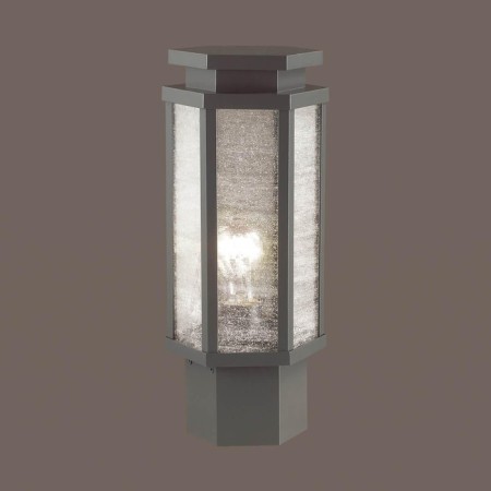 Street lamp for a column Gino, 1x100W, E27, IP44, color gray color-1